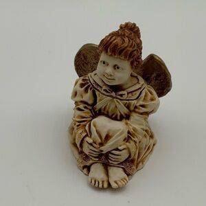 1996 Harmony Kingdom “Ingenue” Angel Trinket  Box  Made In England